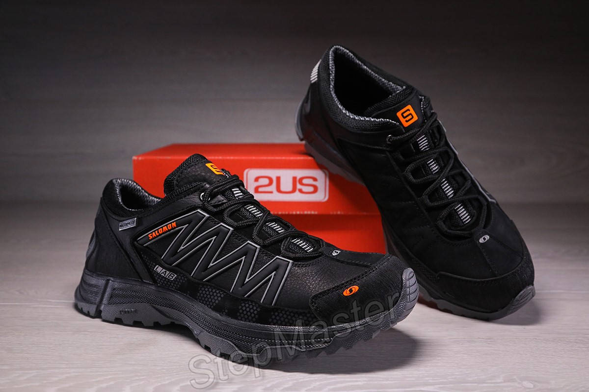 

Кроссовки мужские кожаные Salomon Speedcross 43, Черный
