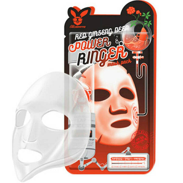 

Маска омолаживающая с женьшенем Elizavecca red ginseng deep power power ringer mask