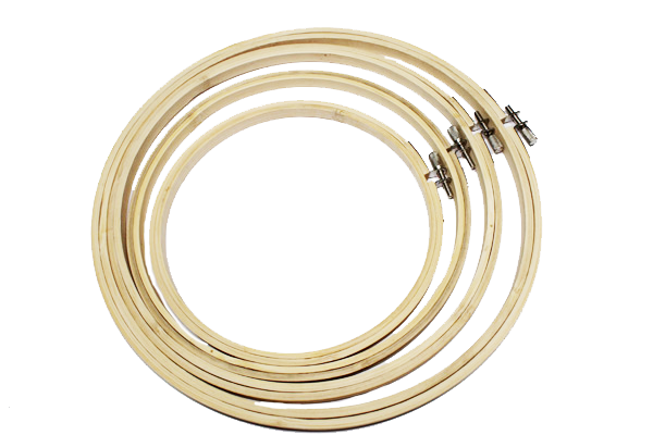 

Пяльца деревянные набор 4шт 14/17/20.5/24см