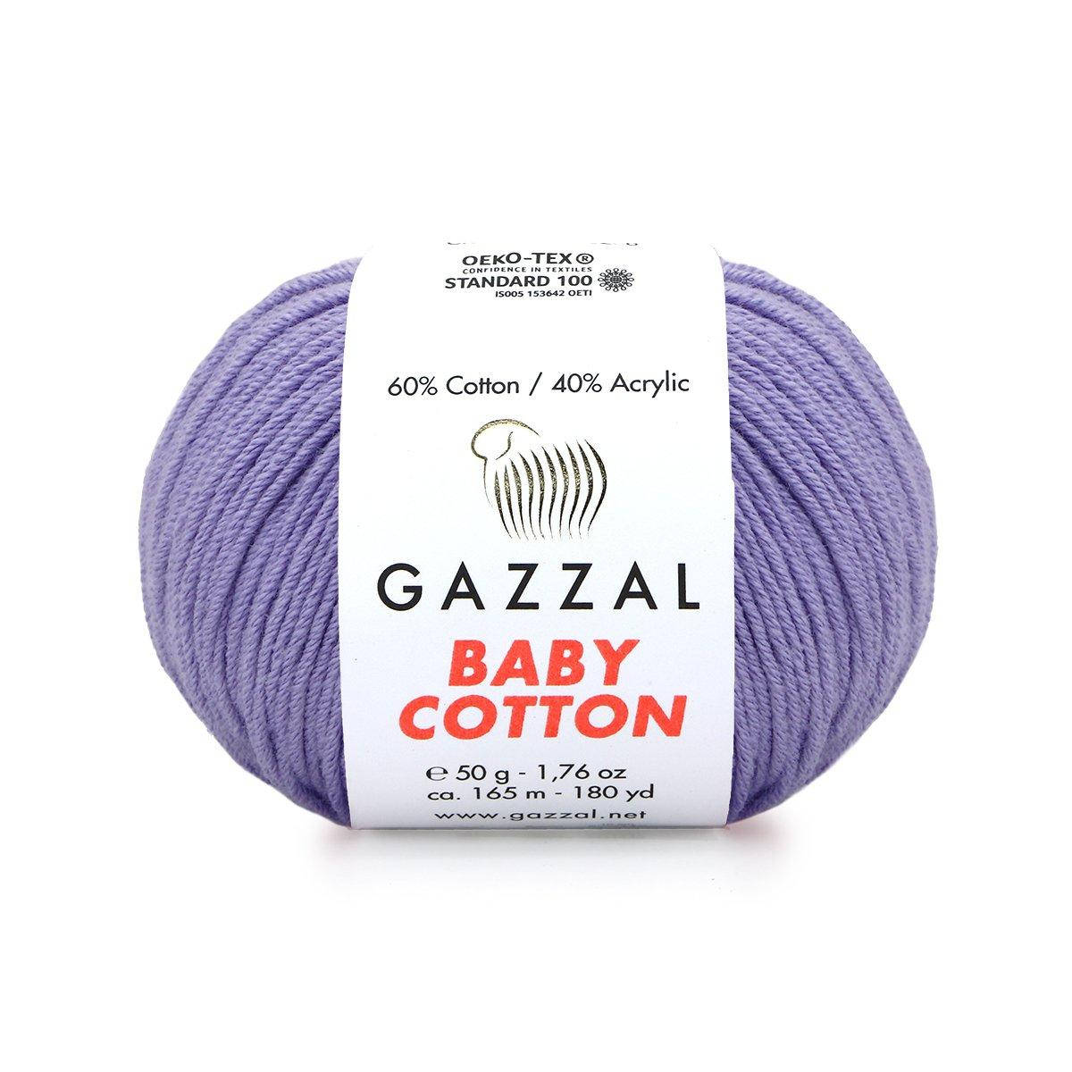 

Gazzal Baby Cotton № 3420 сирень