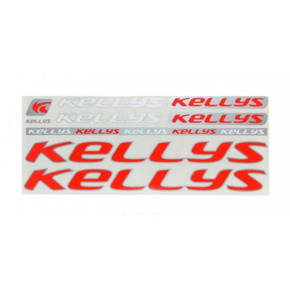 

Наклейка Kellys на раму велосипеда, красный/серый (NAK050)