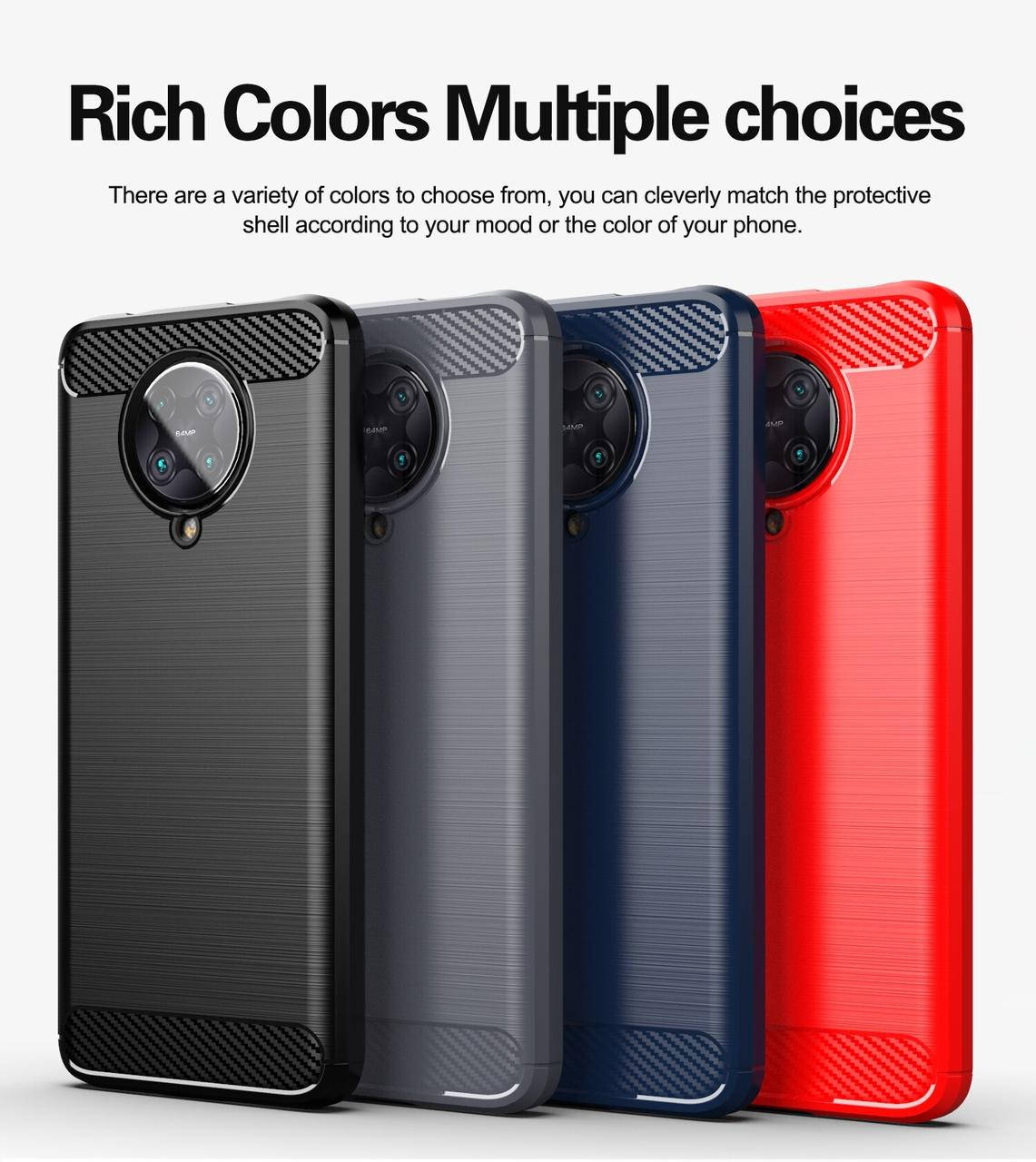 

TPU чехол накладка Urban для Xiaomi Poco F2 Pro (4 цвета), Разные цвета