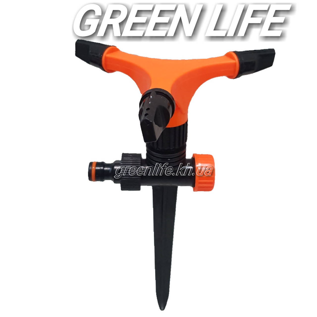 

Дождеватель 3-ходовой с колышком под коннектор Aquapulse