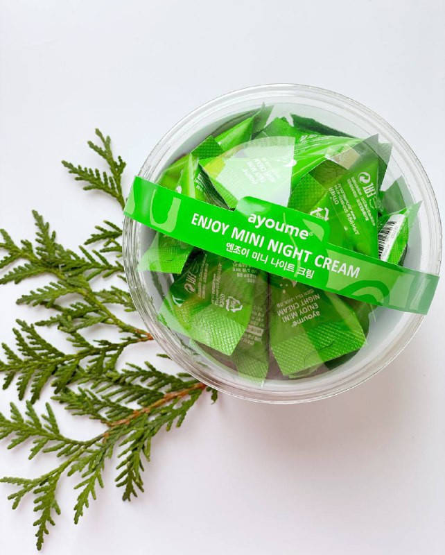 

Ночной крем для лица с центеллой азиатской Ayoume Enjoy Mini Night Cream 3 ml