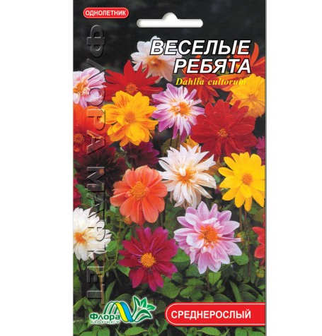 

Георгина Веселые ребята смесь цветы однолетние, семена 0.7 г