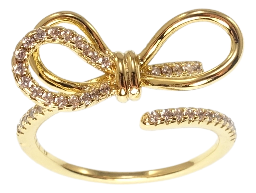 

Кольцо Xuping QQMM Позолота 14K "Бант" р.16-17