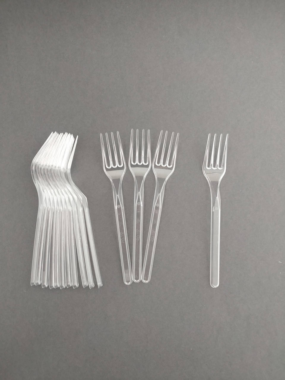 

Вилка столовая одноразовая Премиум Прозрачная в упаковке 100 шт., Прозрачный