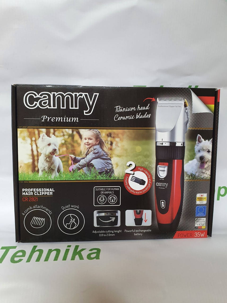 

Машинка для стрижки шерсті тварин Camry CR 2821
