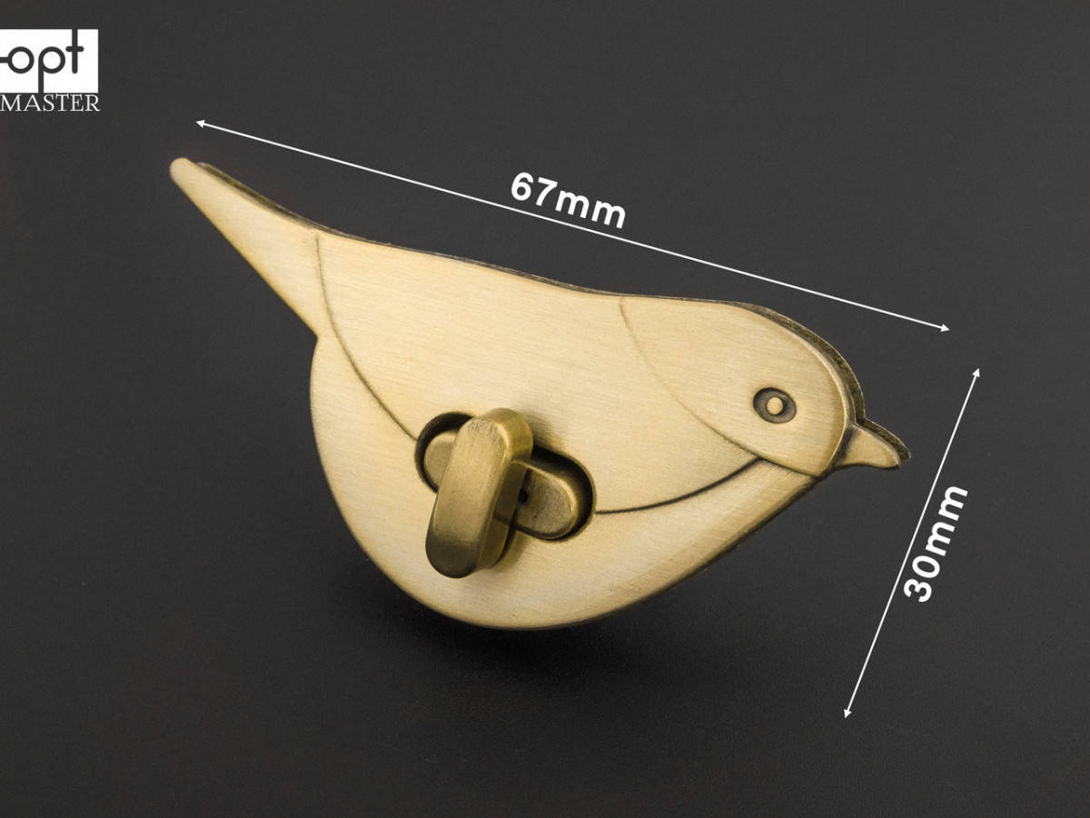 

Замок сумочный 65-072 антик, р. 30*67 мм