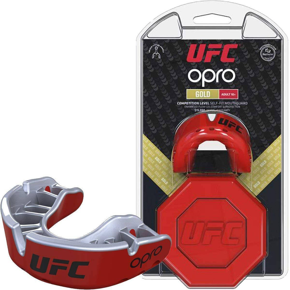 

Капа OPRO Gold UFC Hologram Red Metal/Silver (art.002260002)