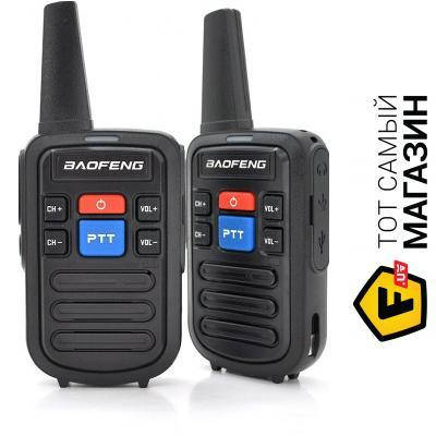 

Рация Voltronic Комплект беспроводных раций Baofeng BF-C50, корпус пластмасс, частота 400-470MHz, Black, BOX