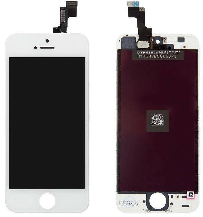 

Дисплей Apple iPhone 5S, iPhone SE с тачскрином и рамкой, TFT Китай, белый
