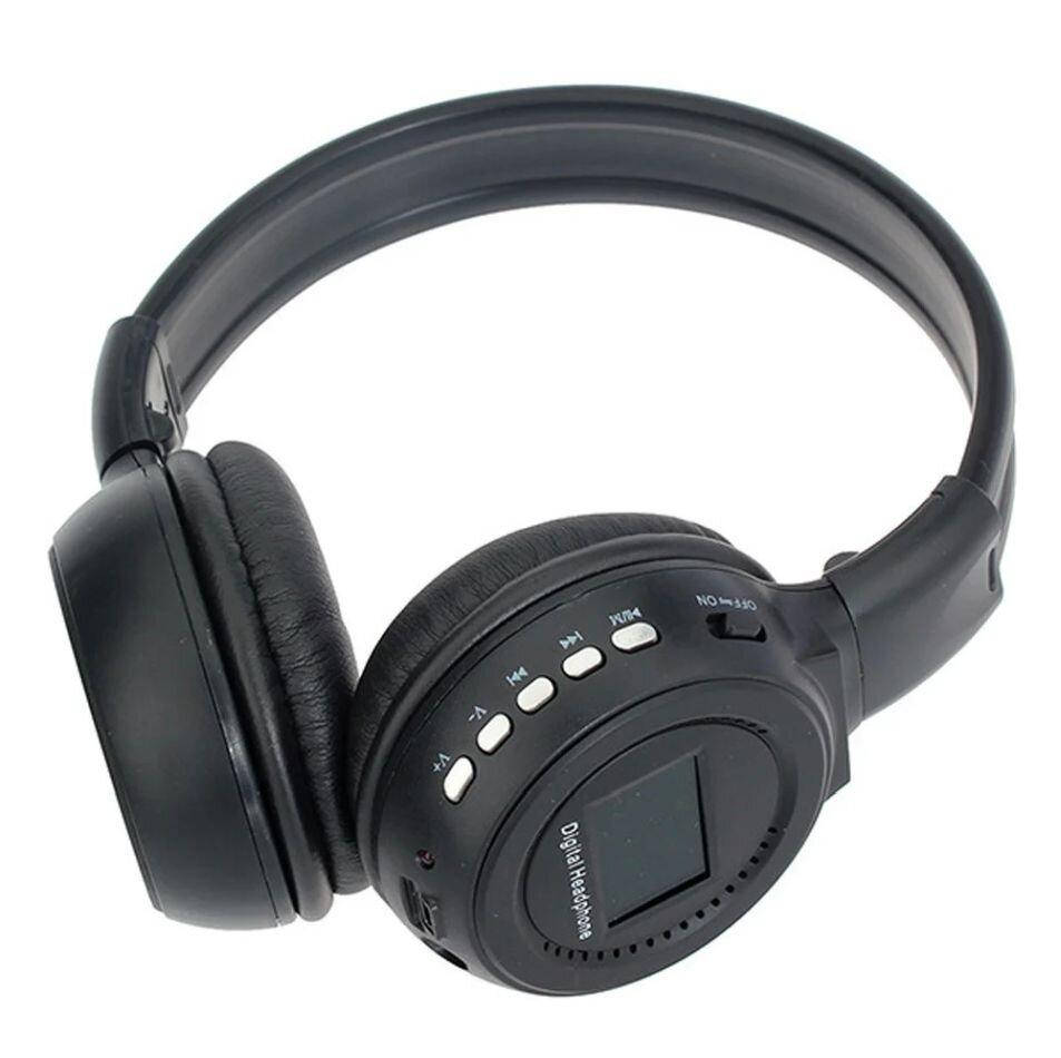 

Беспроводные Bluetooth stereo наушники Wireless n65 bt, black, Черный