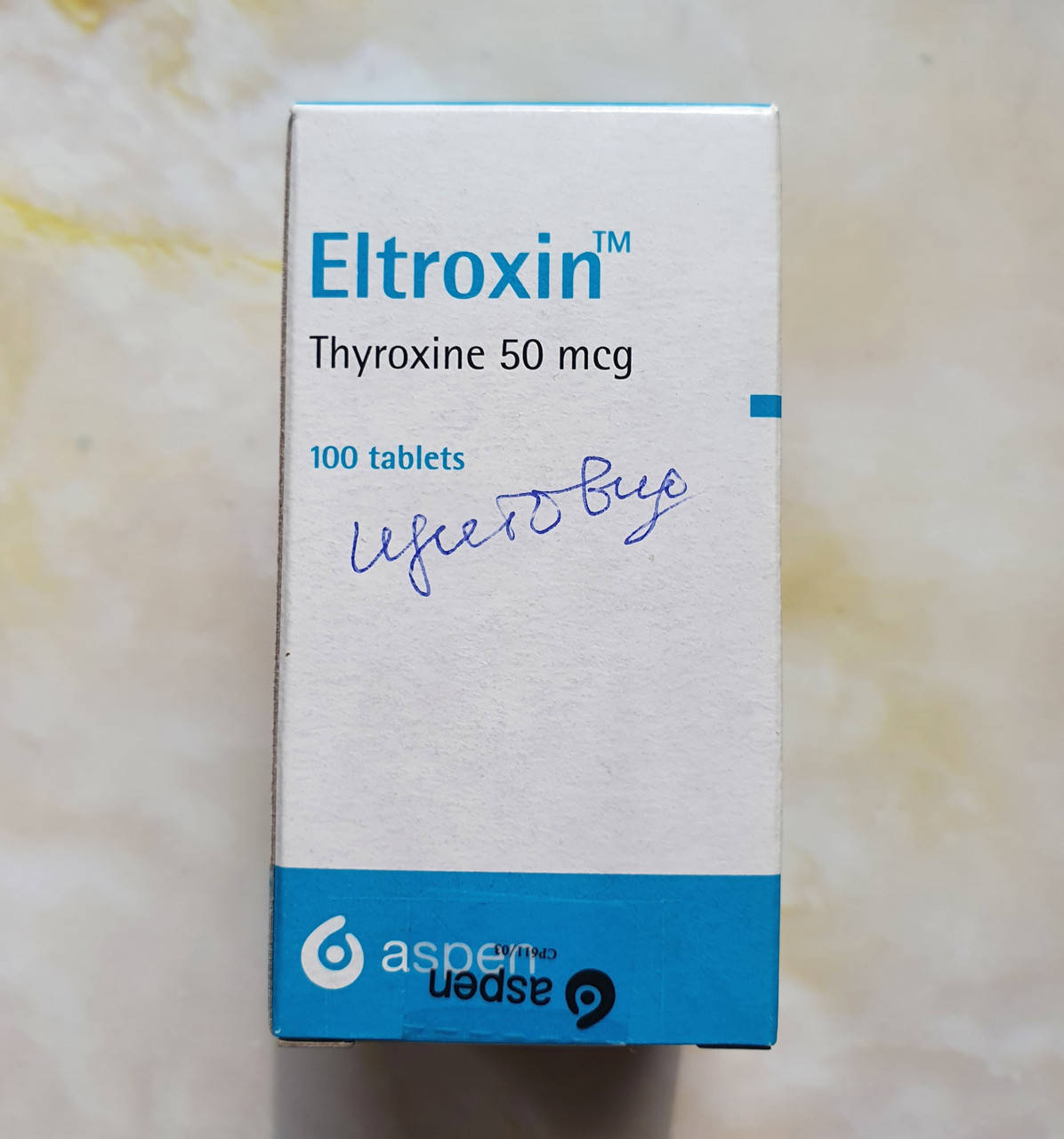 

Л тироксин Eltroxin №100 по 50 мкг Египет