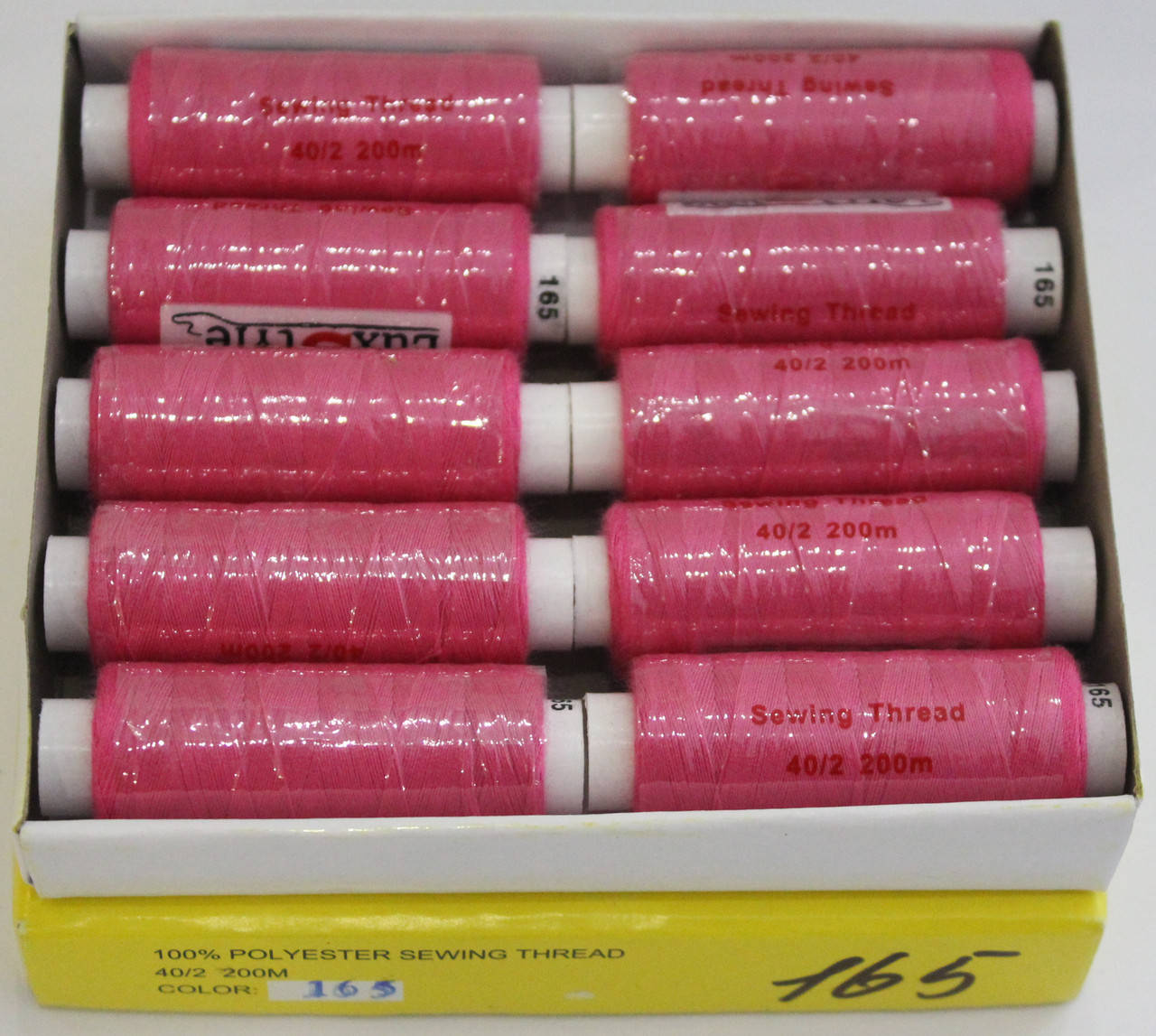 

Нитки швейные LuxStyle 40/2-200м (100% полиэстeр) №165, Разные цвета