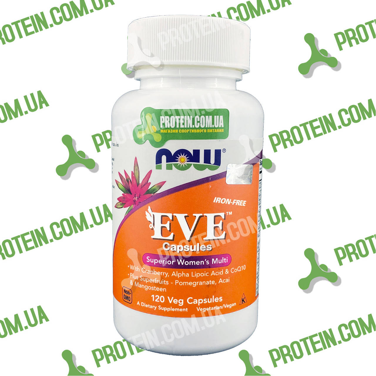 

Витамины Женские БЕЗ ЖЕЛЕЗА USA ORIGINAL!!! NOW FOODS EVE Iron Free Superior Women`s Multi 120 капс