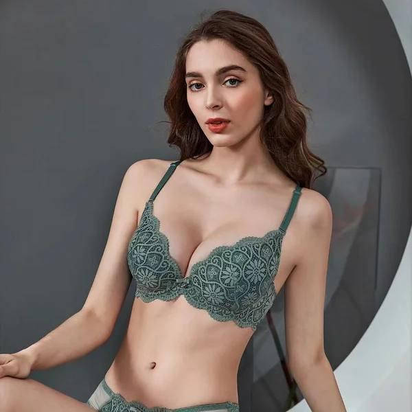 

Бюстгальтер WeiyeSi мереживний 80D, Белый