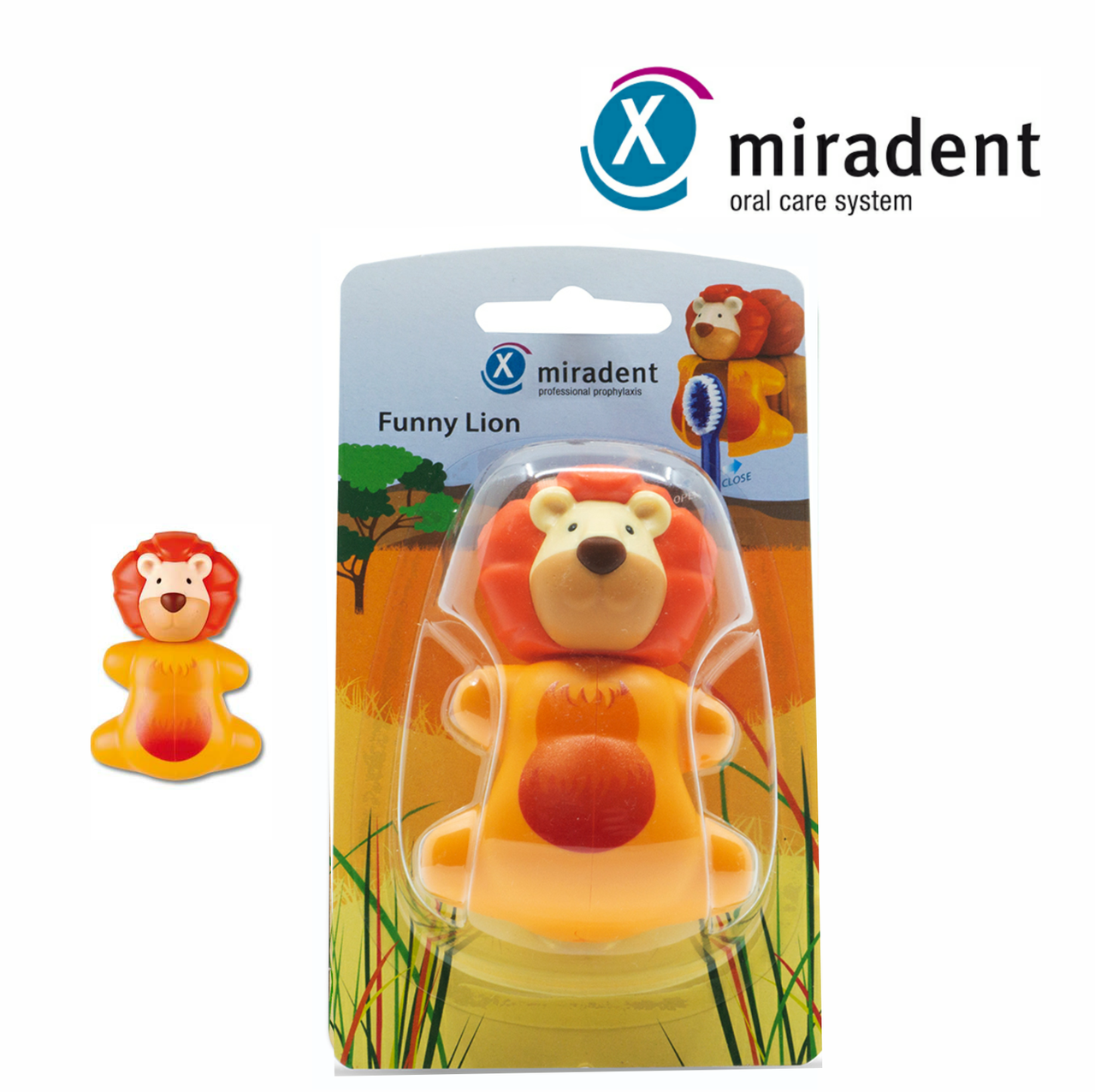 

Гигиенический футляр miradent Funny Animals, лев