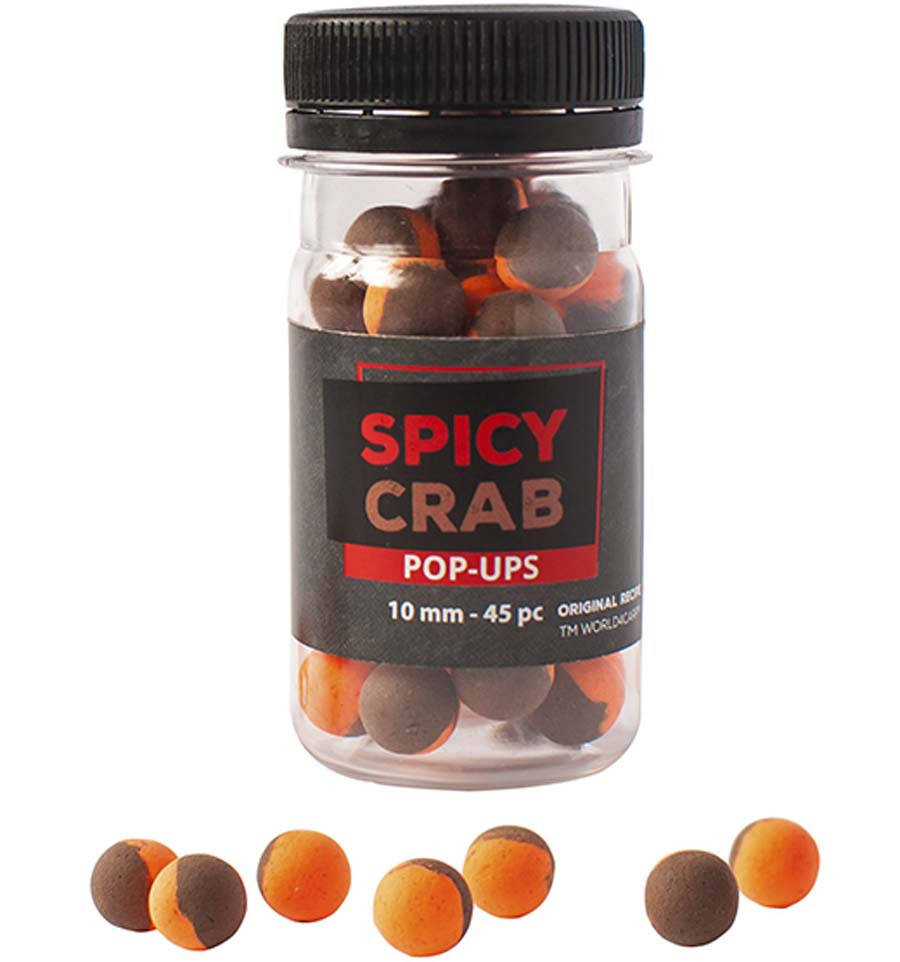 

Бойлы плавающие Spicy Crab (специи краб) 12,0 мм