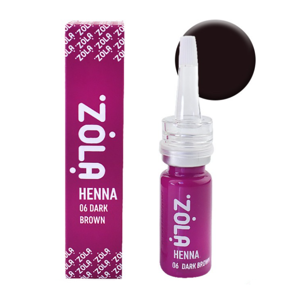 

Хна для бровей #06 (dark brown) ZOLA, 10 гр