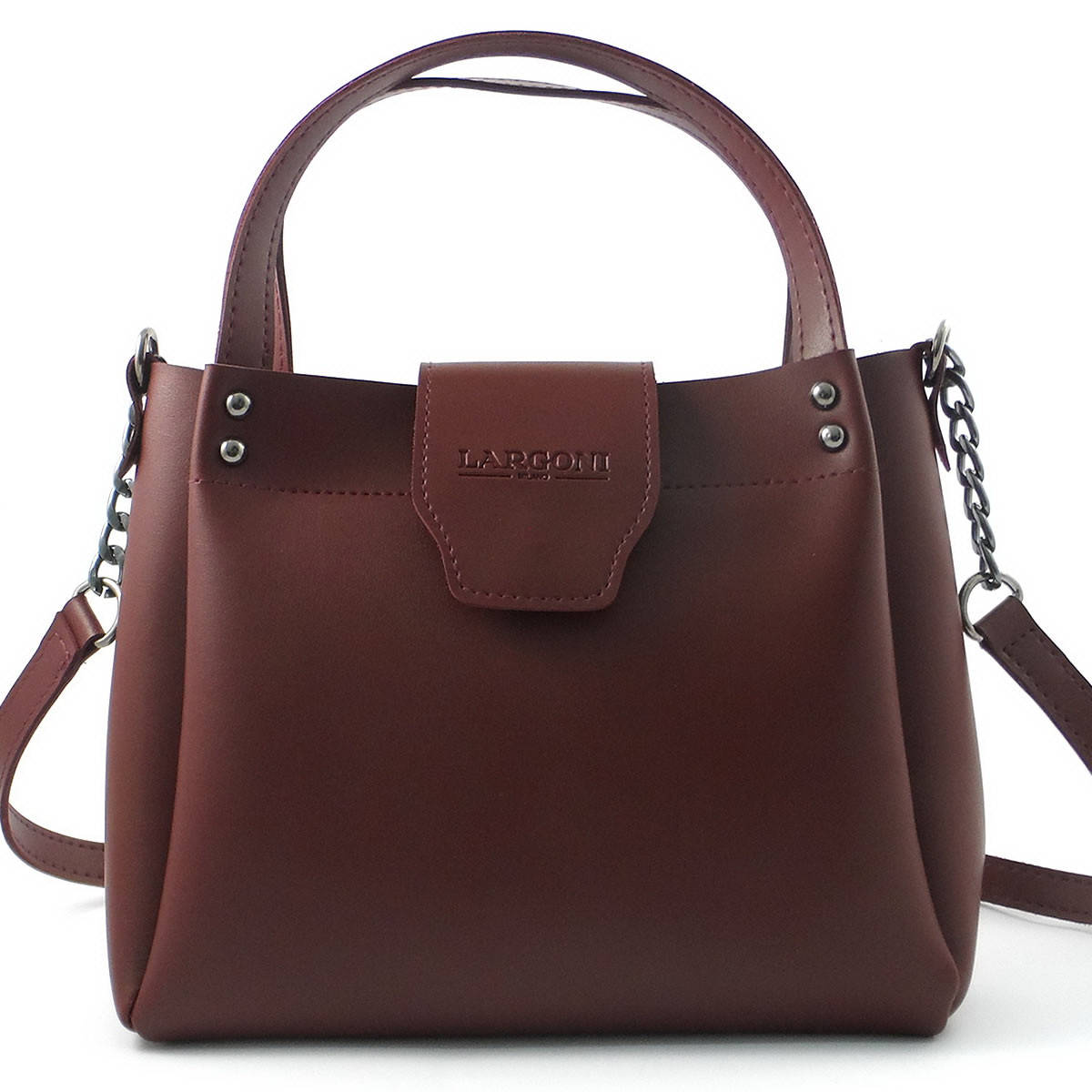 

Женская модельная сумка LARGONI 1742A бордовый