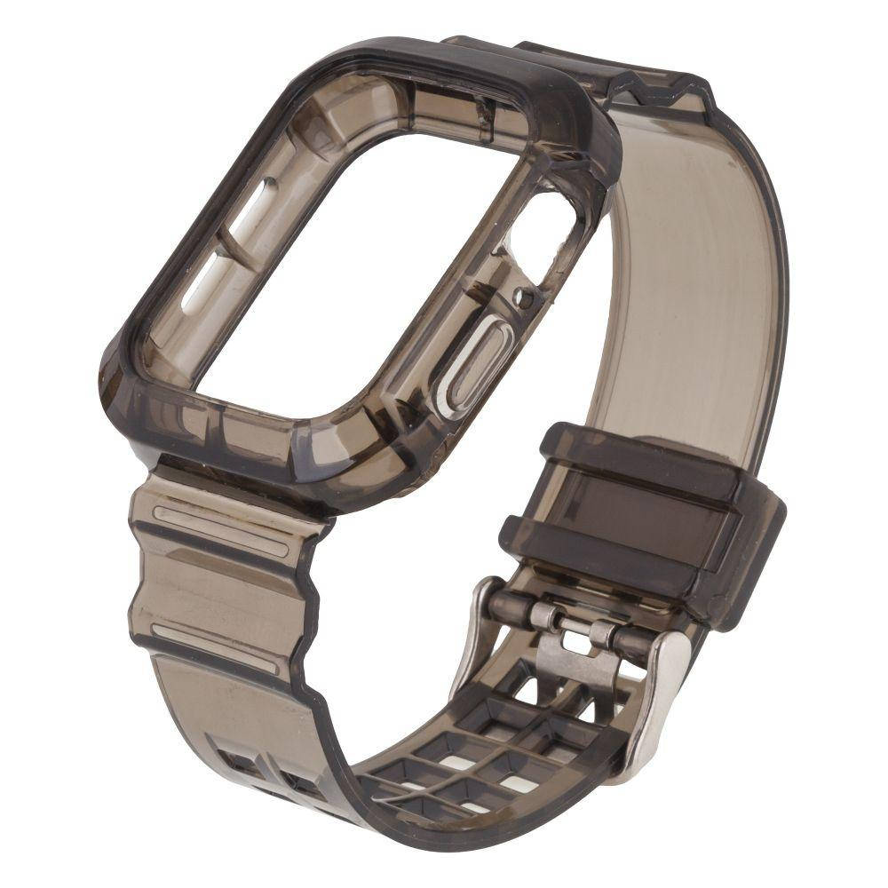 

Ремінець для Apple Watch Band Color Transparent + Protect Case 40mm Колір Grey
