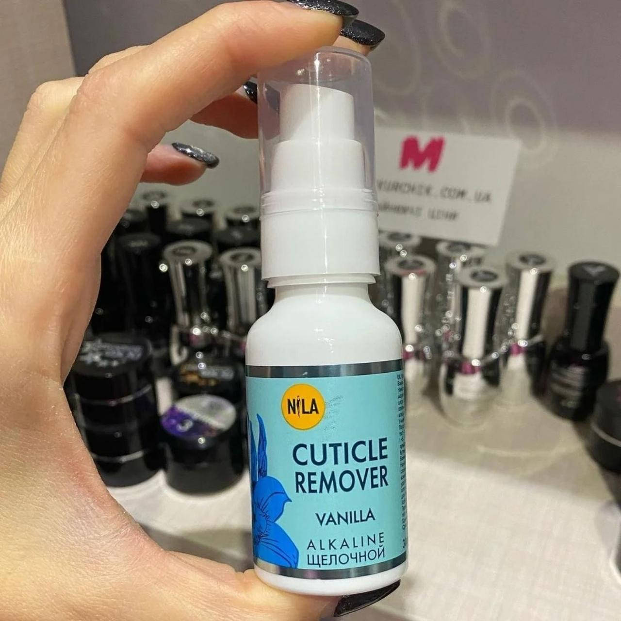

Nila Cuticle remover щелочной Ваниль, 30 мл.