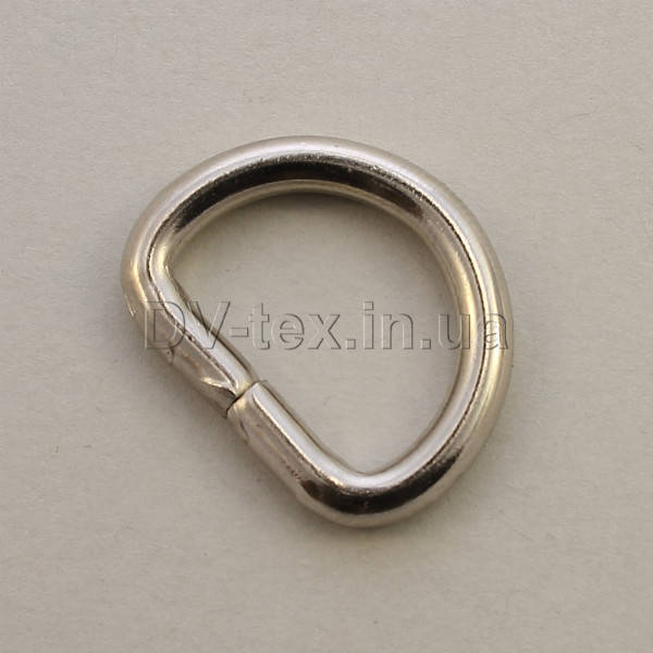 

Полукольцо для сумок 20мм, МТП-20 (3,9*20*14) (8187/4218), никель