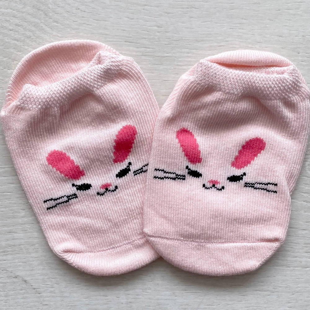 

Шкарпетки для малюків (рожевий, зайчик