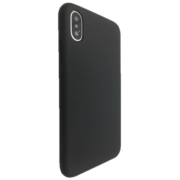 

Чехол-накладка DK пластик софт-тач под оригинал для Apple iPhone X / XS (black), Черный