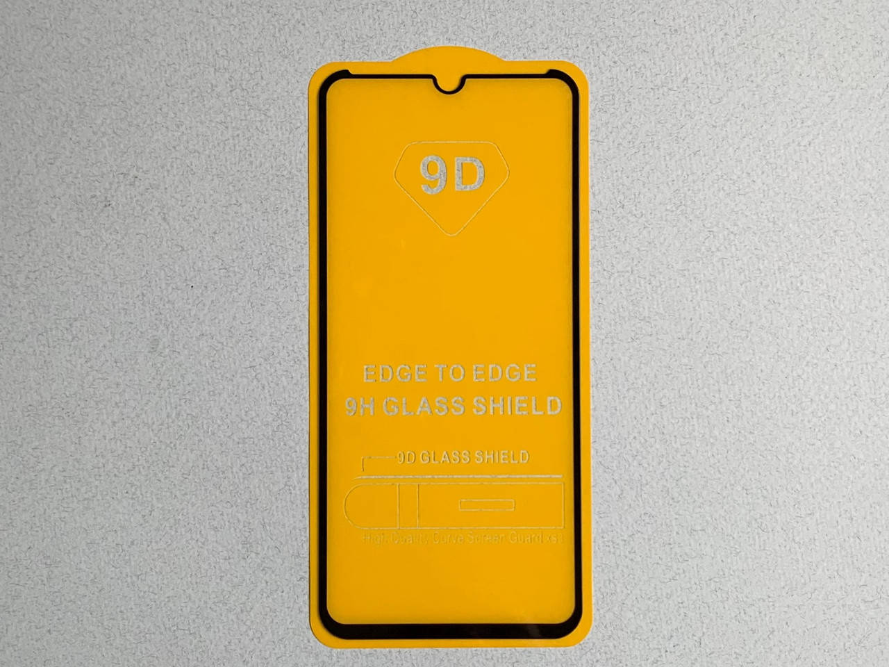 

Защитное стекло 9D для Xiaomi Redmi Note 7 с рамкой чёрного цвета высочайшего качества на весь экран, Черный