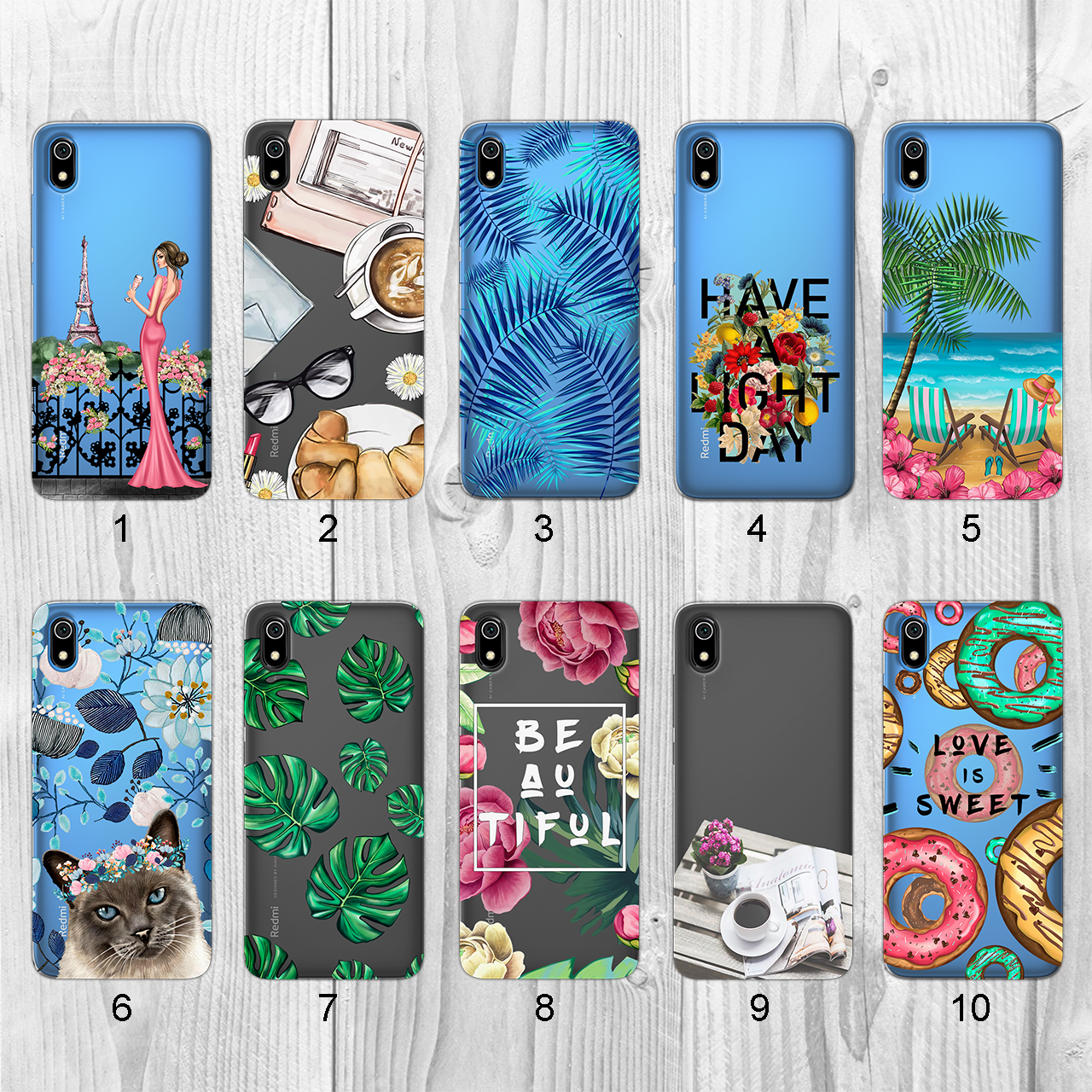 

Силиконовый чехол с рисунком для Xiaomi Redmi 7A (new collection)