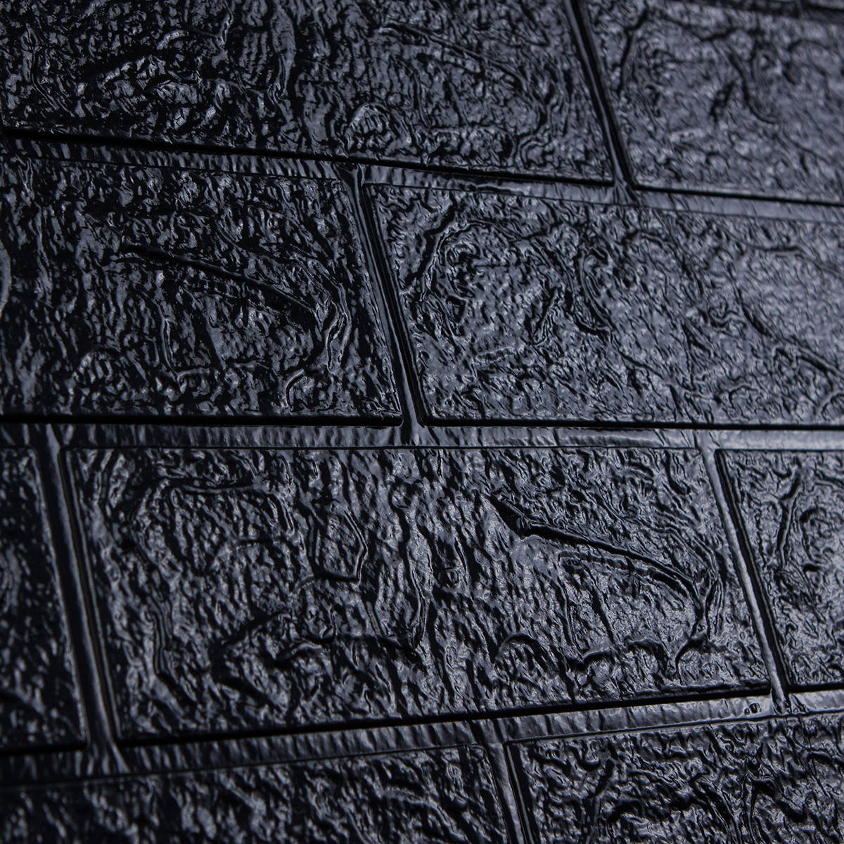 

Lb 3д панель самоклеющаяся для стен коридора мягкая декоративная 3D самоклейка обои под черный кирпич