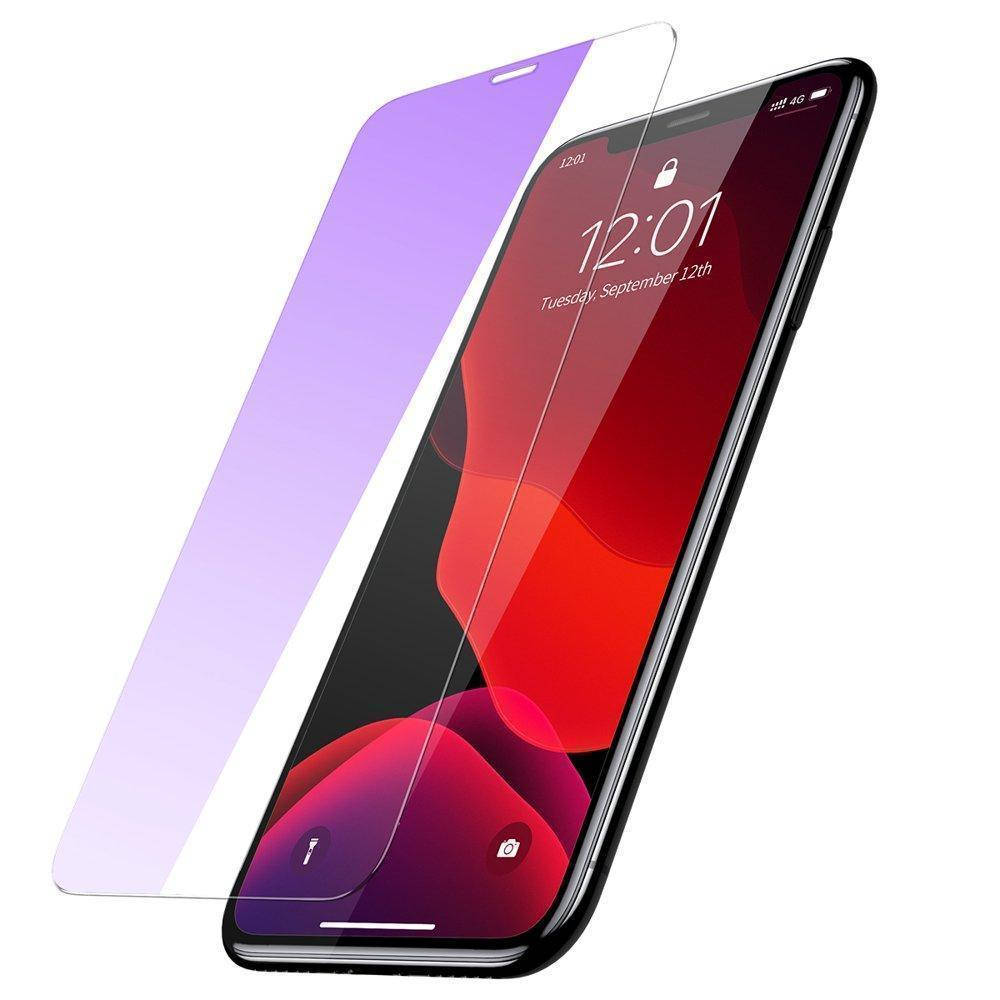 

Защитное стекло Baseus 0.3mm FG Anti-Bluelight Glass (2шт.+ уст. рамка) iPhone 11 Pro Max / XS Max Transparent