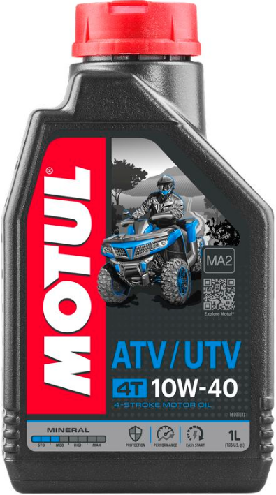 

Масло для квадроцикла MOTUL ATV-UTV 4T 10W40 (1L) минеральное