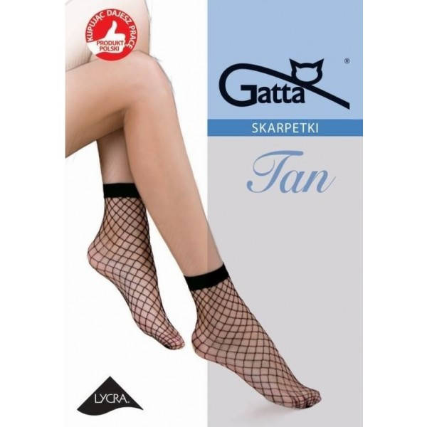 

Женские носки GATTA TAN WZ 02, в сеточку, Черный