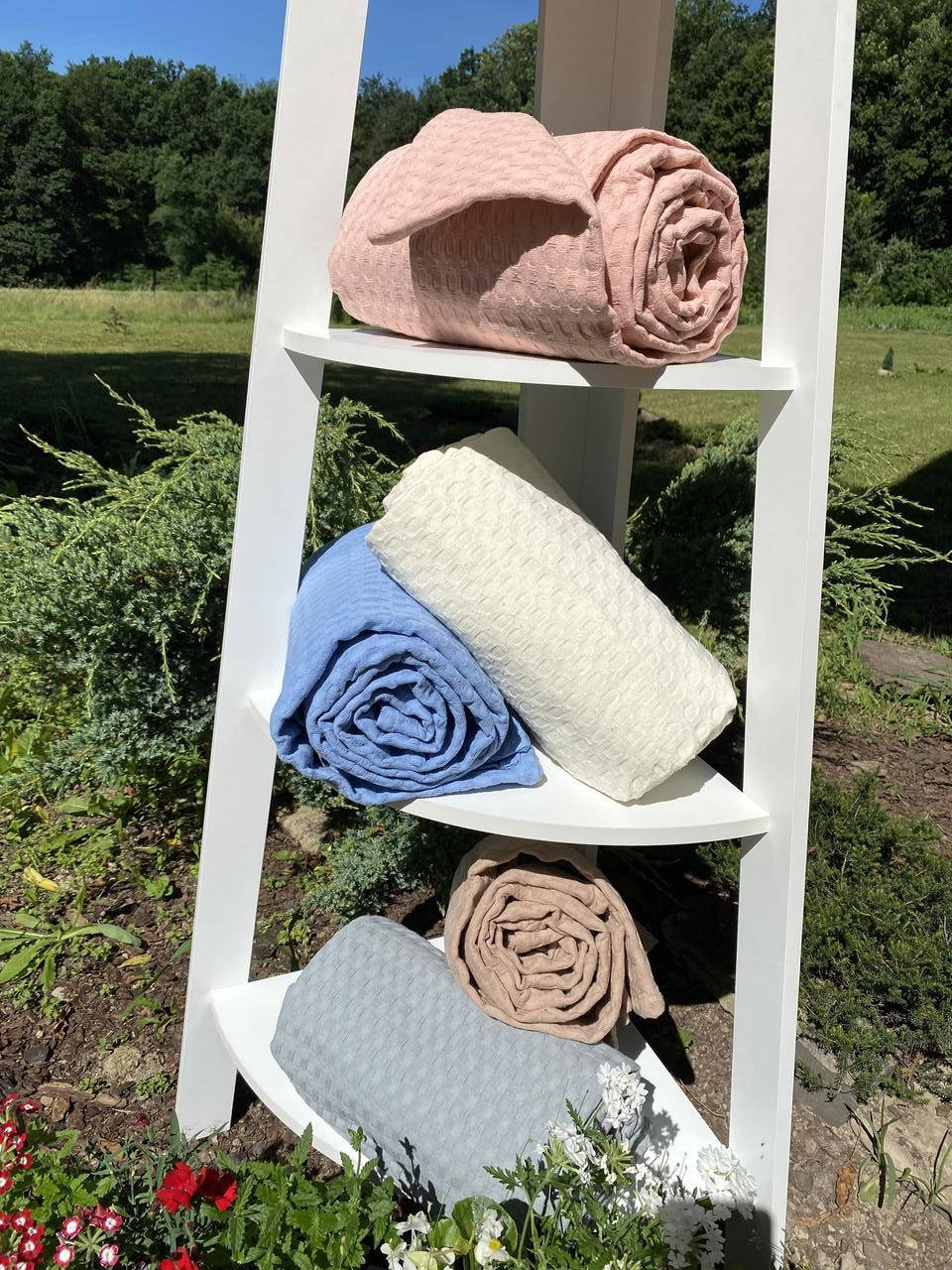 

Натуральне вафельне покривало піке Туреччина, Разные цвета