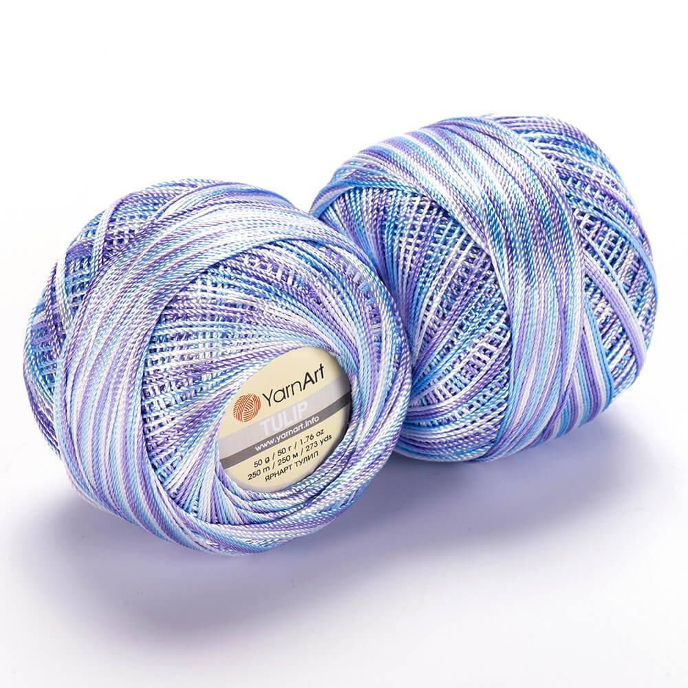 

Yarnart Tulip № 449 меланж