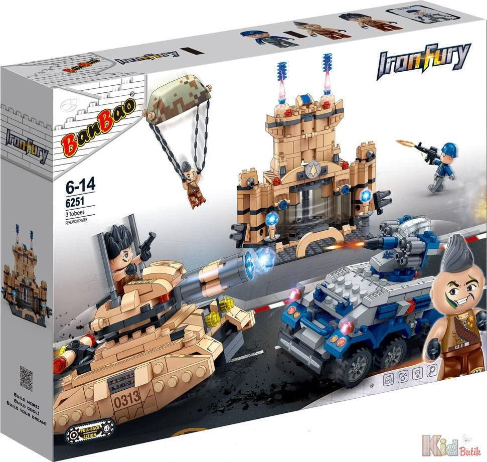 

Конструктор "Армия" 3в1 таковий бой 2 Banbao 6953365362518