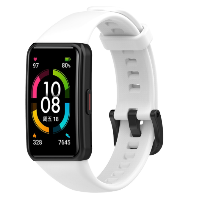 

Ремешок DK Silicone Sport Band Classic для Honor Band 6 (011342) (white)