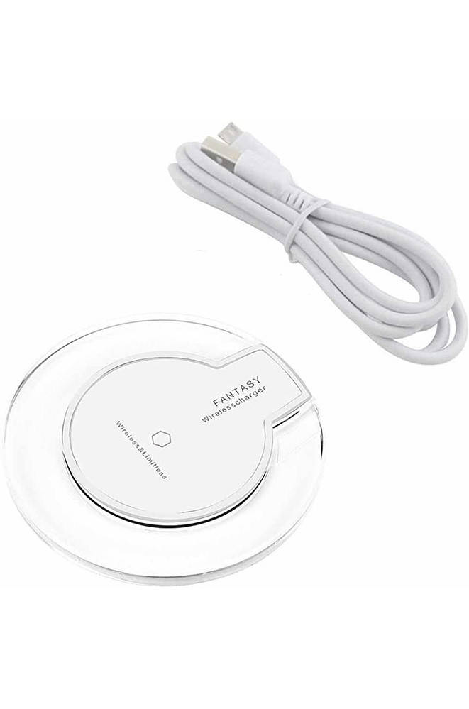 

Беспроводное зарядное устройство белое FANTASY QI USB ААА 140052M, Белый