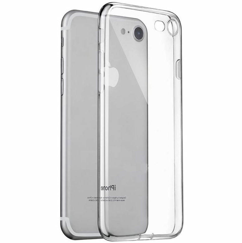 

Силиконовый прозрачный чехол для iPhone 8 (бампер)