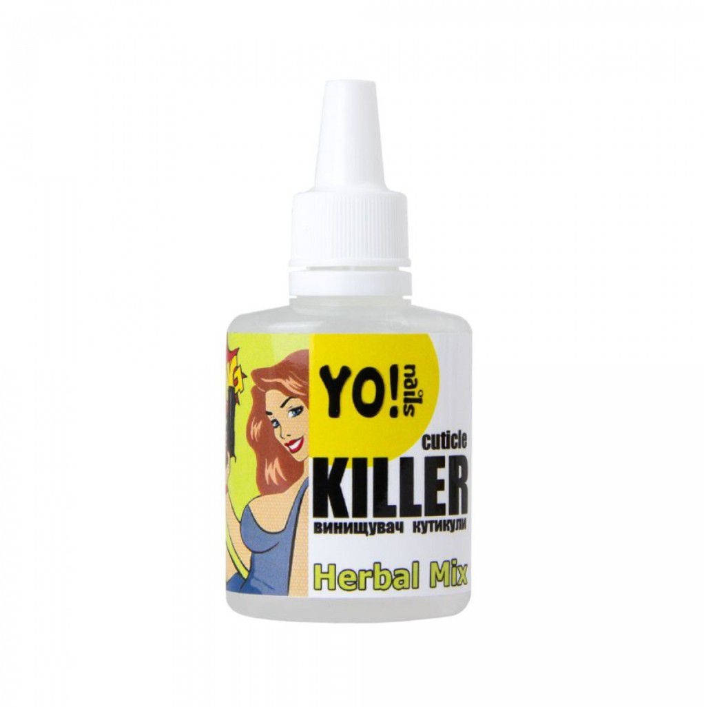 

Ремувер для удаления кутикулы Yo!Nails Сuticle Killer Herbal Mix, 30 мл