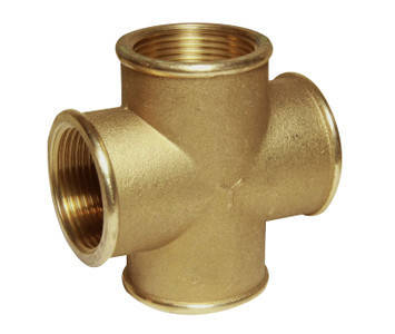 

Крестовина латунная 3/4" ВВВВ