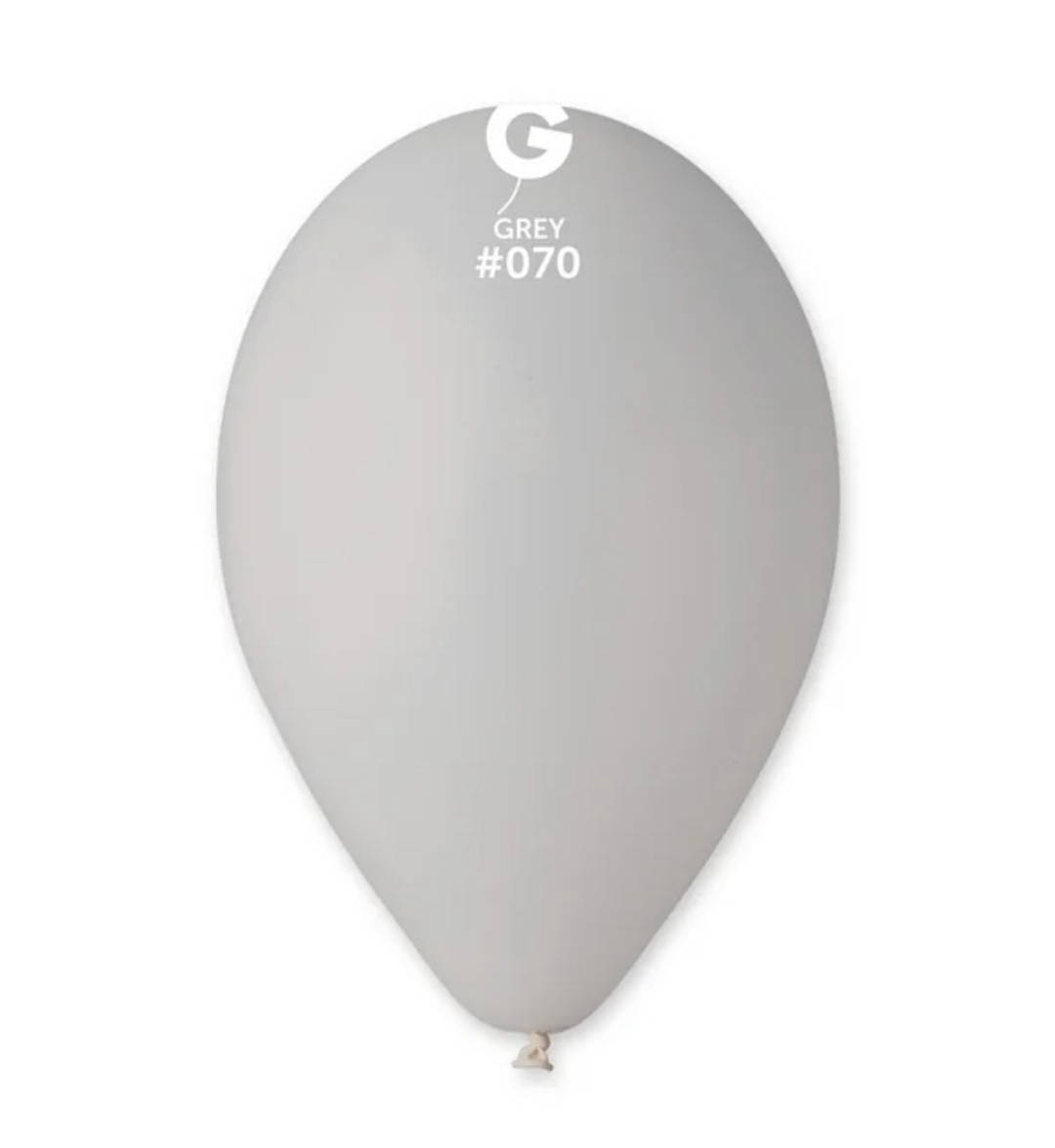 

Шар латексный серий пастель "10" (25 см) GEMAR-ДЖ 070, Серый