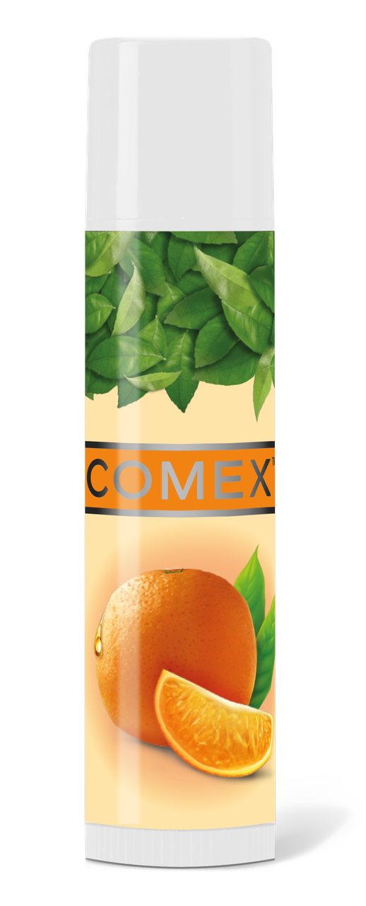 

НАТУРАЛЬНЫЙ БАЛЬЗАМ ДЛЯ ГУБ "АПЕЛЬСИН" TM COMEX 5 Г.
