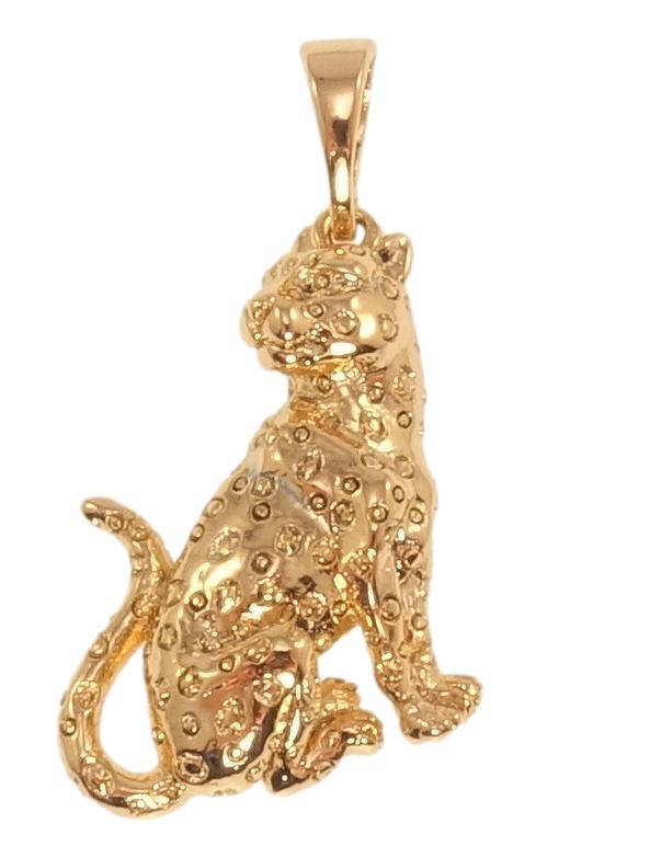 

Кулон Xuping Позолота 18K "Гепард"