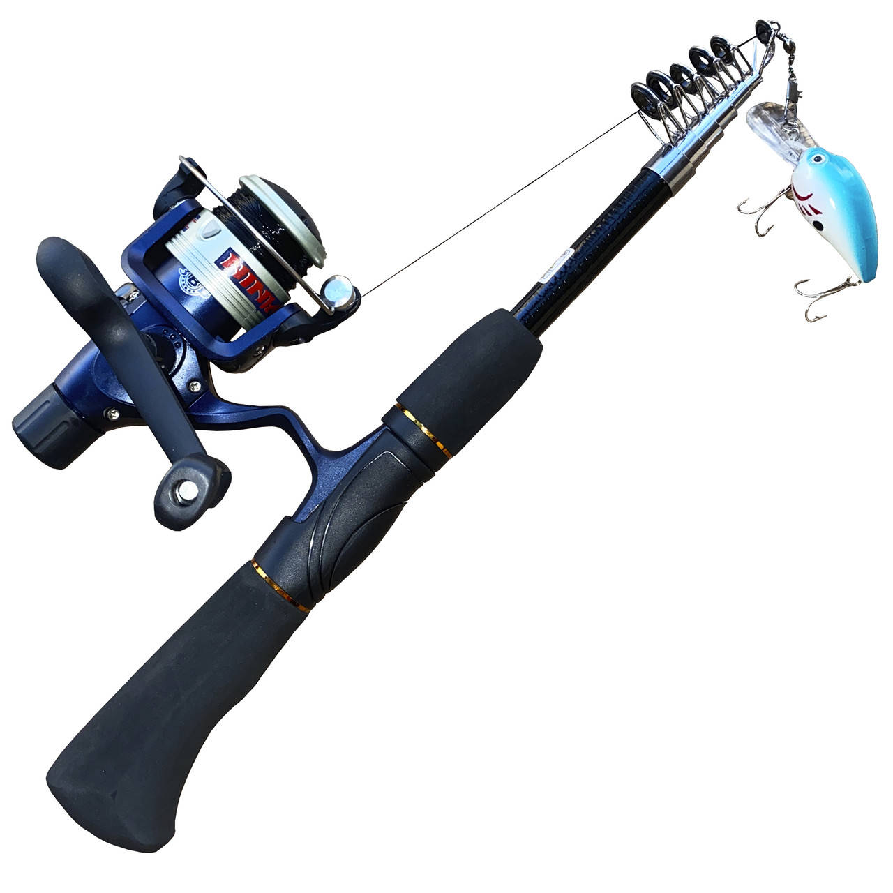 

Спиннинг оснащенный Black King КОМПАКТ, Черный