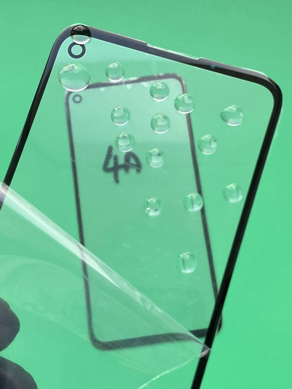 

Стекло для переклейки дисплея Pixel 4A черное оригинал, Черный