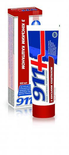 

911 С конским каштаном гель-бальзам для ног 100мл